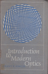 Introduction To Modern Optics