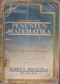 Rumus Dan Tabel Penuntun Matematika : Seri Buku Schaum