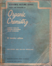 Theory And Problems Of Organic Chemistry : Schaums Outlines Series