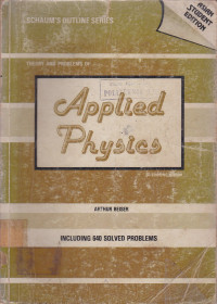 Theory And Problems Of Applied Physics : Schaums Outline Series