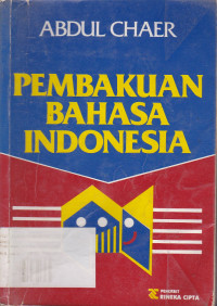 Pembakuan Bahasa Indonesia