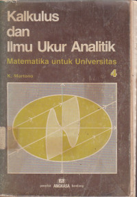 Kalkulus Dan Ilmu Ukur Analitik Jilid.4