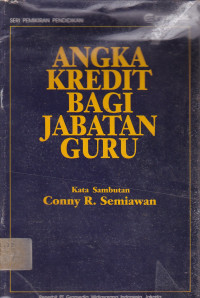 Angka Kredit Bagi Jabatan Guru