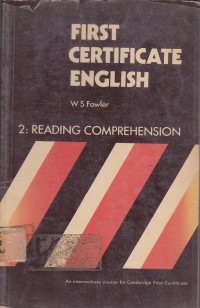 First Certificate English: Reading Comprehension 2