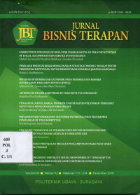 Jurnal Bisnis Terapan