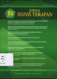 Jurnal Bisnis Terapan