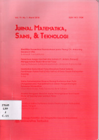 Jurnal Matematika, Sains Dan Teknologi