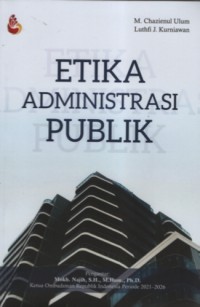 Image of Etika Administrasi Publik