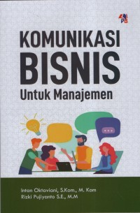 Image of Komunikasi Bisnis untuk Manajemen