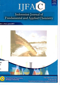 IJFAC : Indonesian Journal Of Fundamental And Applied Chemistry