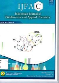 IJFAC : Indonesian Journal Of Fundamental And Applied Chemistry