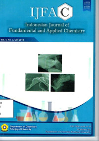 IJFAC : Indonesian Journal Of Fundamental And Applied Chemistry