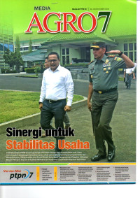 Majalah Media Agro 7 : Sinergi untuk stabilitas usaha