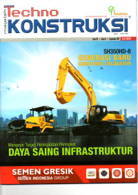 Majalah Techno Konstruksi : Daya saing Infrastruktur