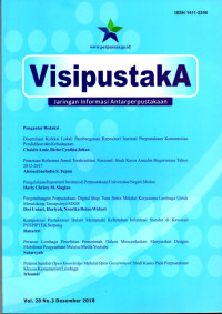 Jurnal Visipustaka: Jaringan Informasi Antar Perpustakaan Vol.20 No.3