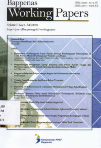 Jurnal Bappenas Working Papers : Tantangan Masa Depan dan Visi Indonesia 2045